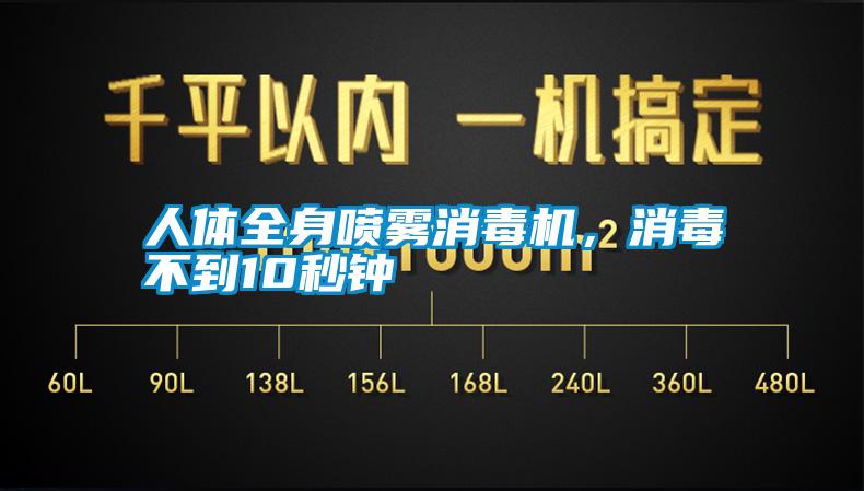 人體全身噴霧消毒機(jī),消毒不到10秒鐘