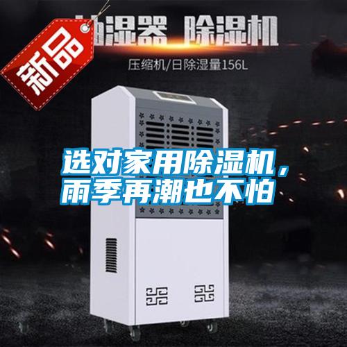 選對家用除濕機,雨季再潮也不怕