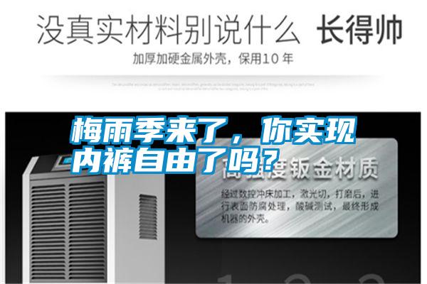 梅雨季來了，你實現內褲自由了嗎？