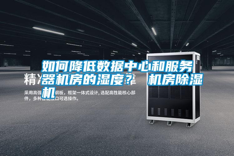 如何降低數(shù)據(jù)中心和服務(wù)器機(jī)房的濕度? 機(jī)房除濕機(jī)