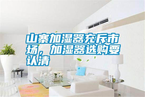 山寨加濕器充斥市場，加濕器選購要認清