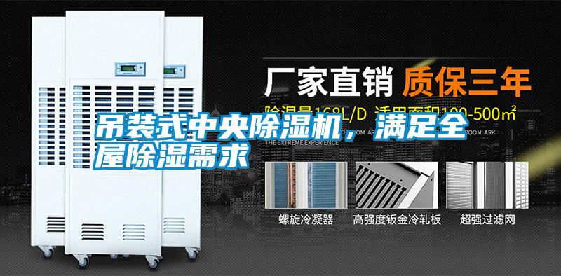 吊裝式中央除濕機(jī),滿足全屋除濕需求