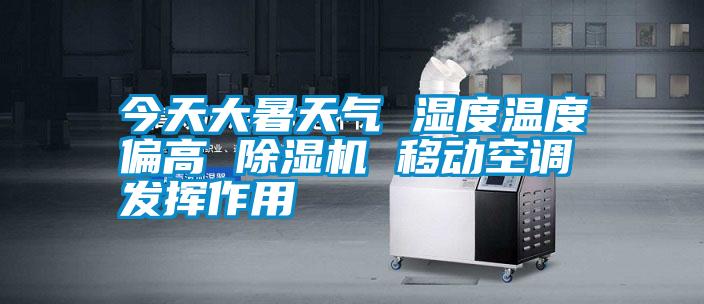 今天大暑天氣 濕度溫度偏高 除濕機(jī) 移動空調(diào)發(fā)揮作用