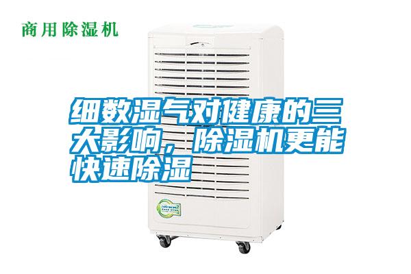 細數(shù)濕氣對健康的三大影響,除濕機更能快速除濕