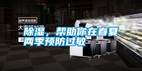 除濕,幫助你在春夏兩季預(yù)防過(guò)敏
