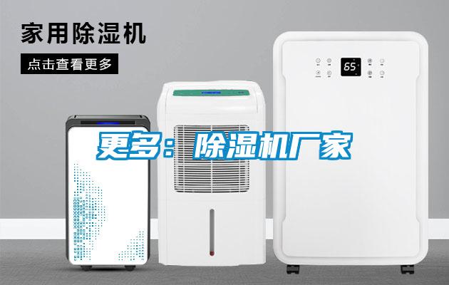 更多:除濕機廠家