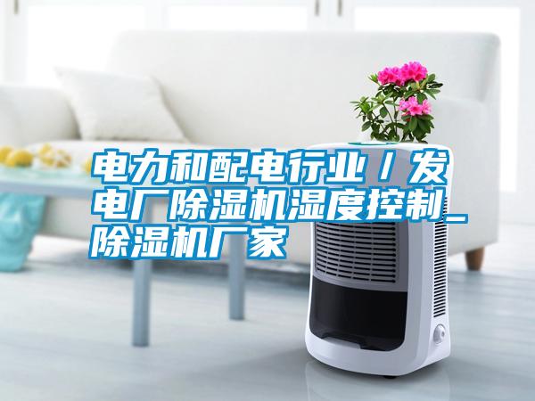 電力和配電行業(yè)/發(fā)電廠除濕機(jī)濕度控制_除濕機(jī)廠家