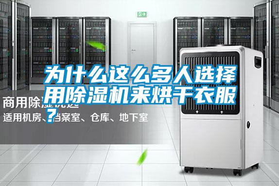 為什么這么多人選擇用除濕機(jī)來烘干衣服?