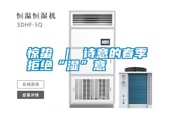 驚蟄 | 詩意的春季拒絕“濕”意