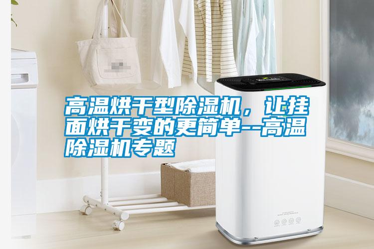 高溫烘干型除濕機,讓掛面烘干變的更簡單--高溫除濕機專題