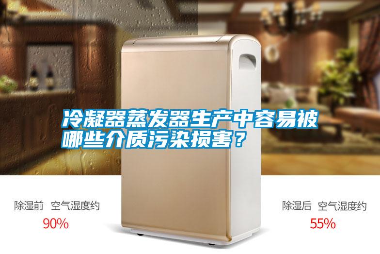 冷凝器蒸發器生產中容易被哪些介質污染損害？