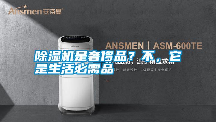 除濕機是奢侈品?不,它是生活必需品