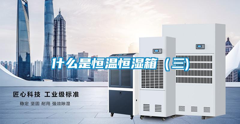 什么是恒溫恒濕箱(三)