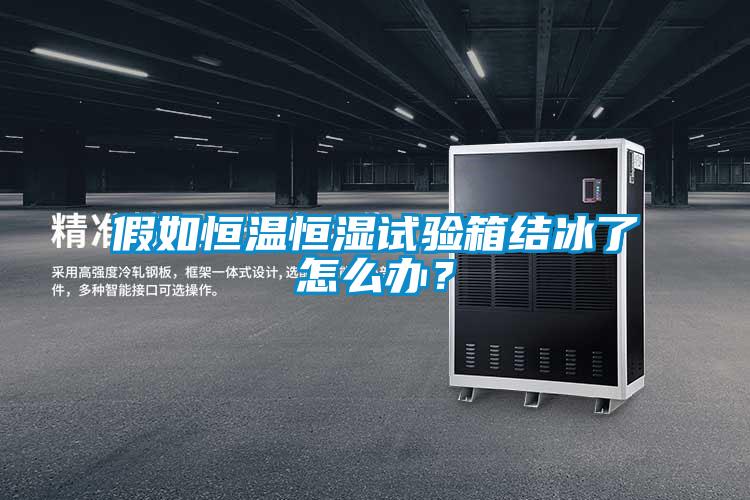 假如恒溫恒濕試驗箱結冰了怎么辦?