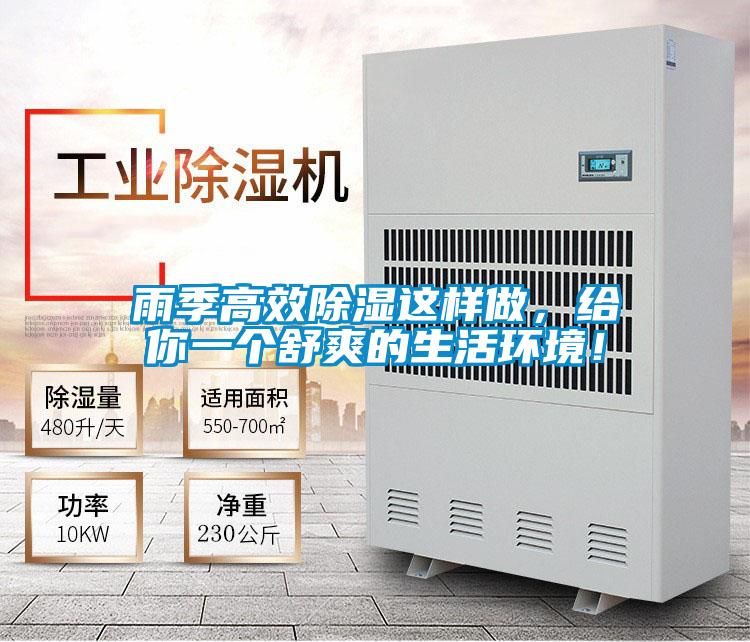 雨季高效除濕這樣做，給你一個舒爽的生活環境！