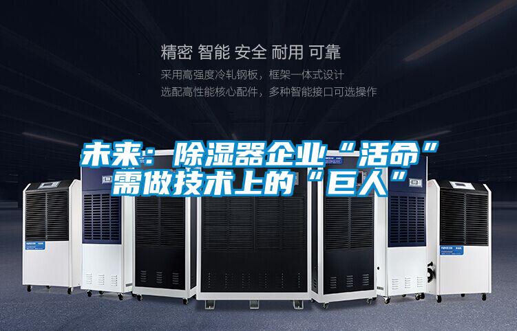 未來:除濕器企業“活命”需做技術上的“巨人”