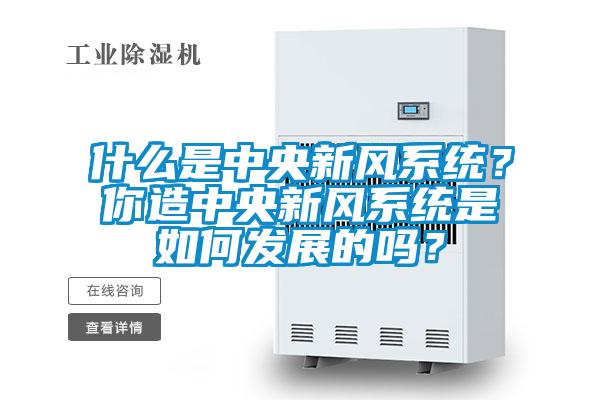 什么是中央新風(fēng)系統(tǒng)?你造中央新風(fēng)系統(tǒng)是如何發(fā)展的嗎?