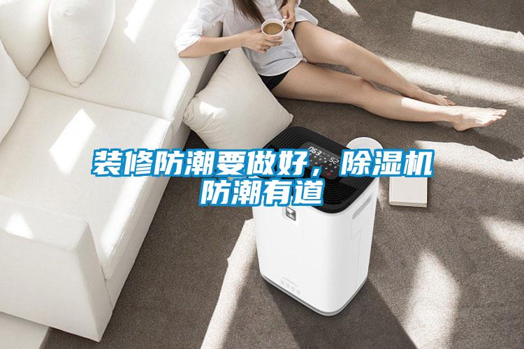 裝修防潮要做好,除濕機(jī)防潮有道