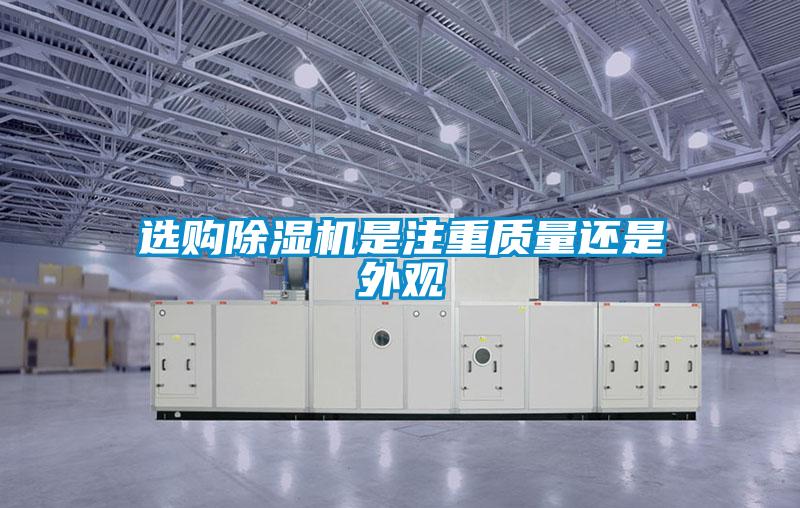 選購除濕機是注重質量還是外觀
