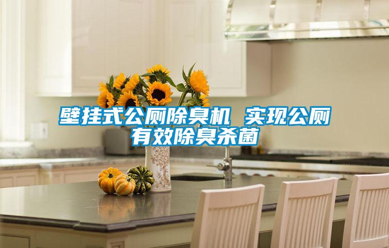 壁掛式公廁除臭機 實現公廁有效除臭殺菌