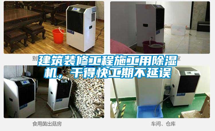 建筑裝修工程施工用除濕機,干得快工期不延誤