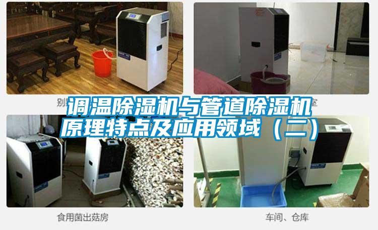 調溫除濕機與管道除濕機原理特點及應用領域(二)