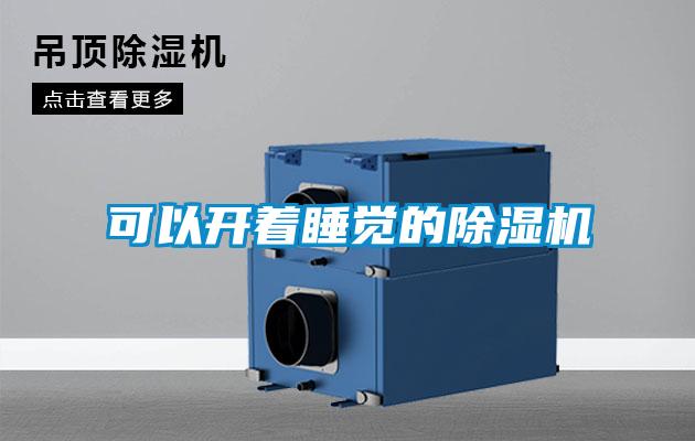 可以開著睡覺的除濕機