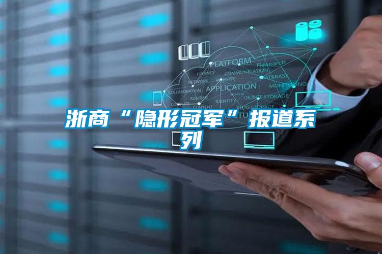 浙商“隱形冠軍”報(bào)道系列