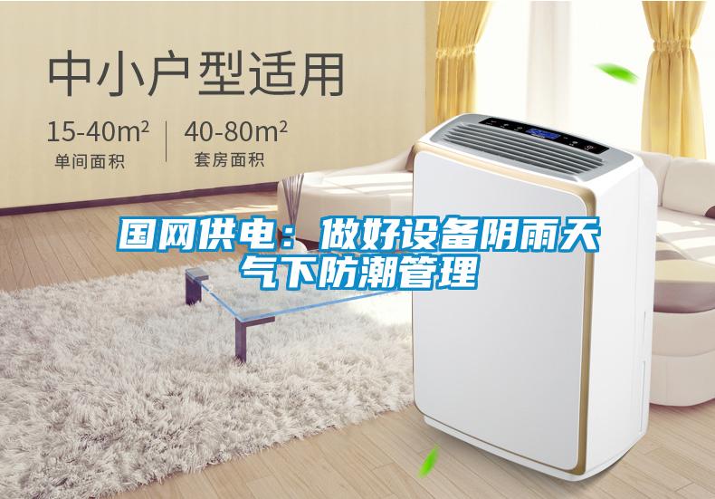 國網供電:做好設備陰雨天氣下防潮管理