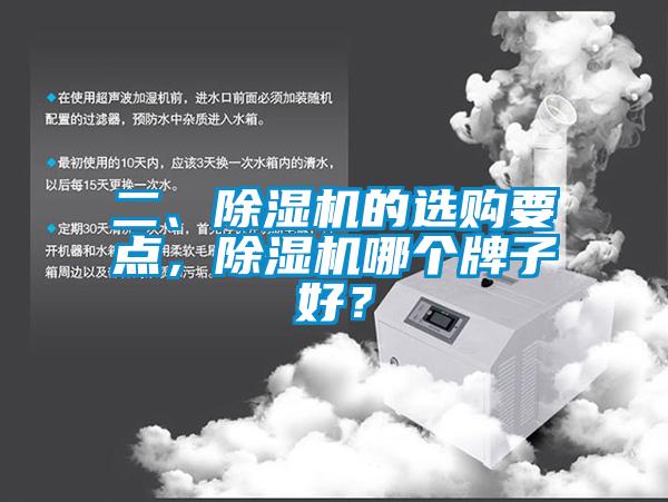 二、除濕機的選購要點,除濕機哪個牌子好?