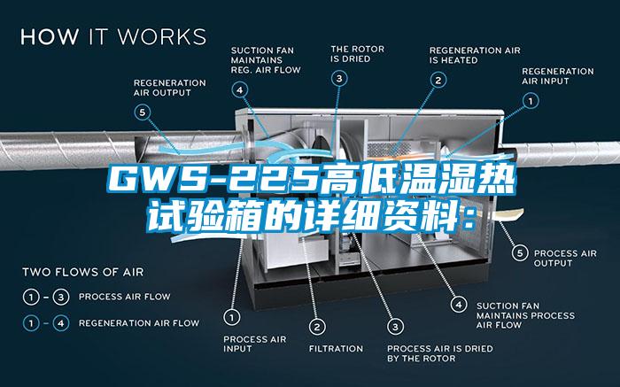 GWS-225高低溫濕熱試驗(yàn)箱的詳細(xì)資料:
