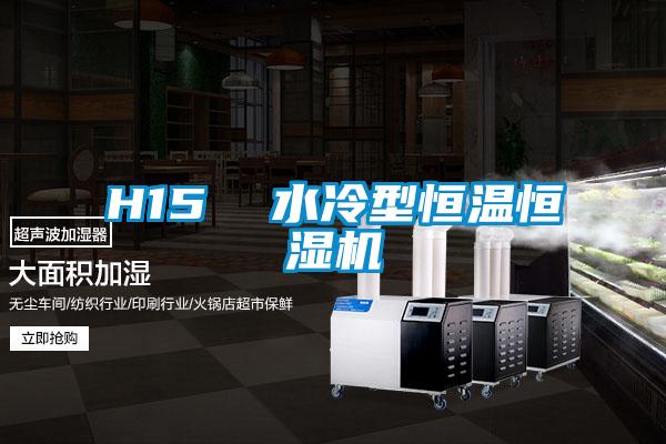 H15 水冷型恒溫恒濕機(jī)