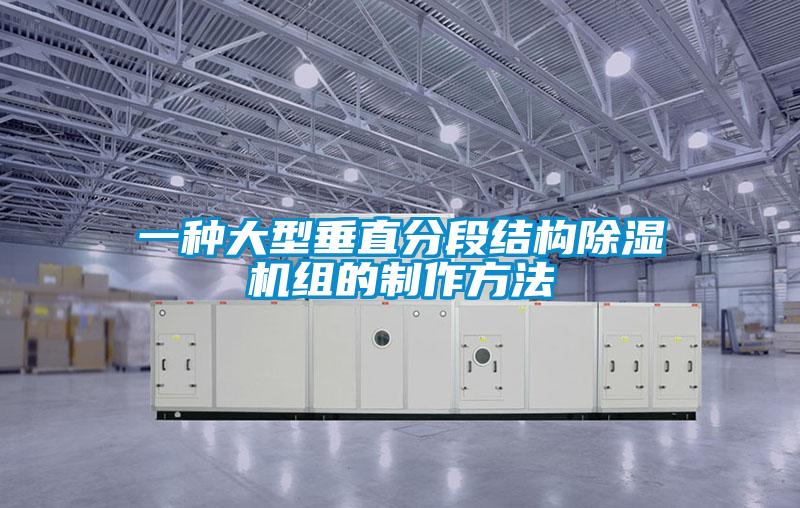 一種大型垂直分段結(jié)構(gòu)除濕機(jī)組的制作方法