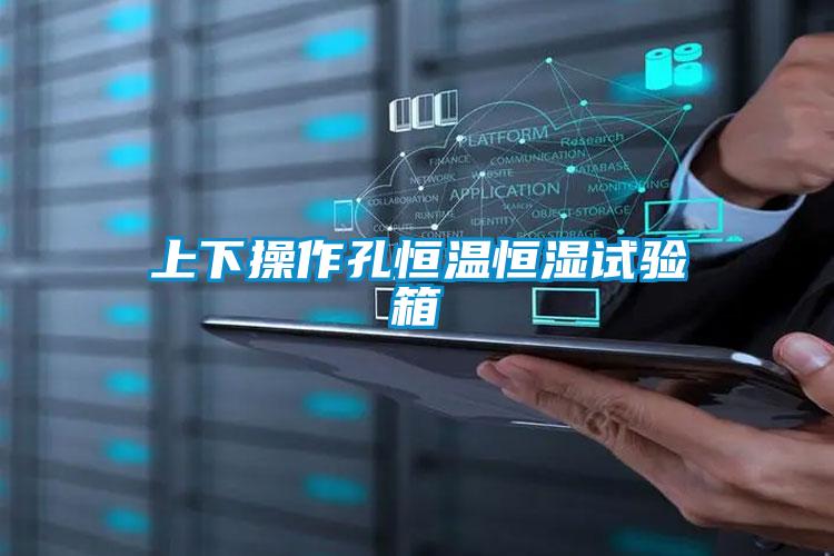 上下操作孔恒溫恒濕試驗箱