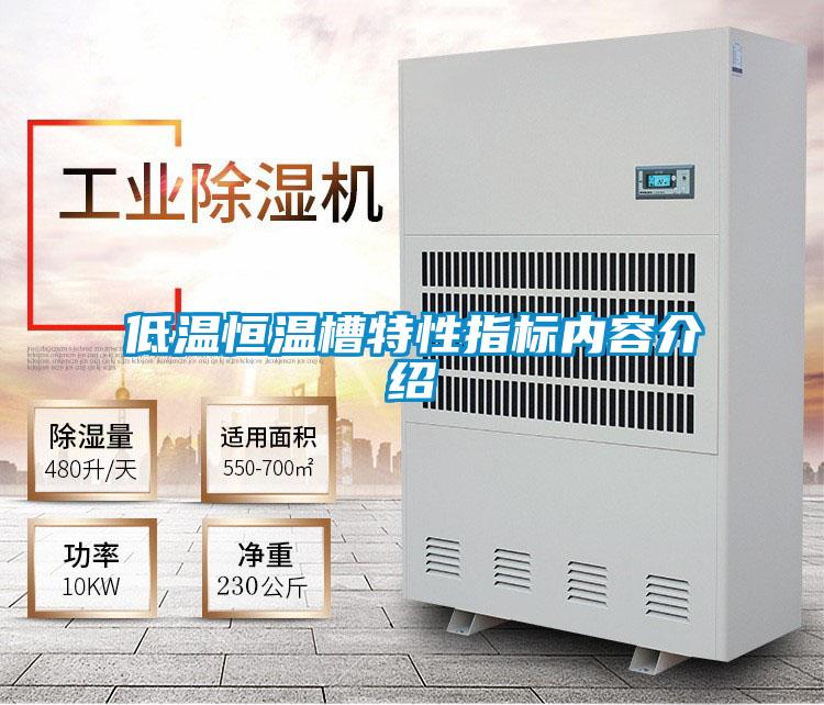 低溫恒溫槽特性指標內容介紹