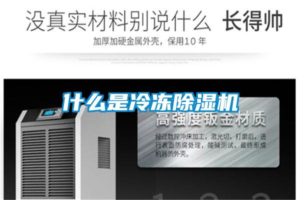 什么是冷凍除濕機