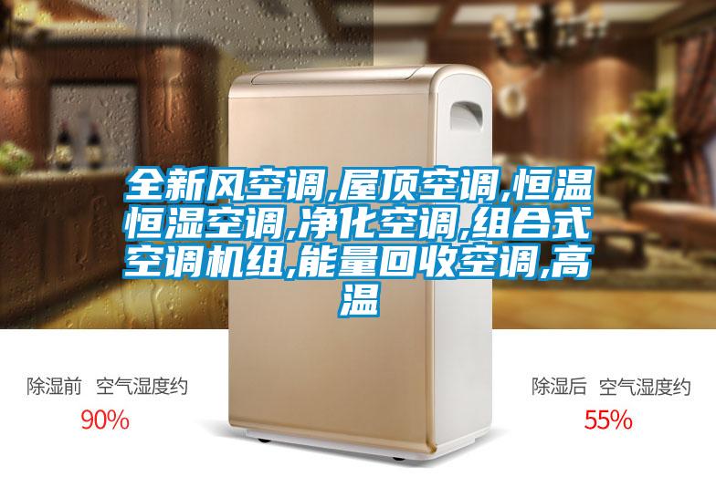 全新風空調,屋頂空調,恒溫恒濕空調,凈化空調,組合式空調機組,能量回收空調,高溫