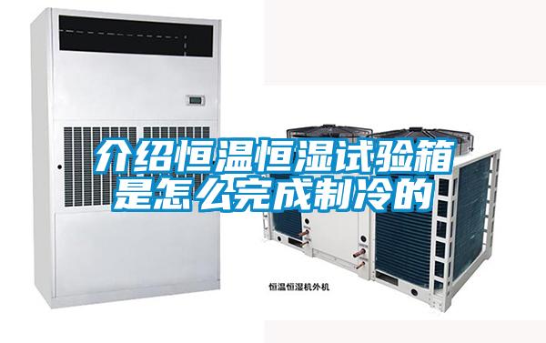 介紹恒溫恒濕試驗箱是怎么完成制冷的