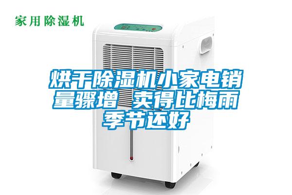 烘干除濕機小家電銷量驟增 賣得比梅雨季節還好