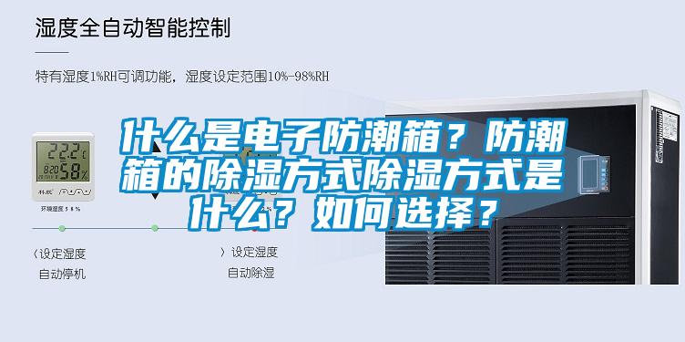 什么是電子防潮箱?防潮箱的除濕方式除濕方式是什么?如何選擇?