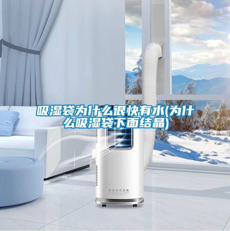 吸濕袋為什么很快有水(為什么吸濕袋下面結(jié)晶)