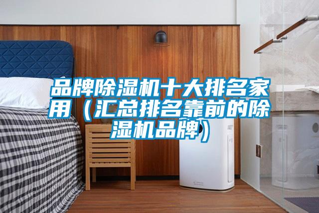 品牌除濕機十大排名家用(匯總排名靠前的除濕機品牌)
