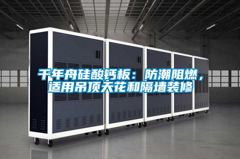 千年舟硅酸鈣板：防潮阻燃，適用吊頂天花和隔墻裝修
