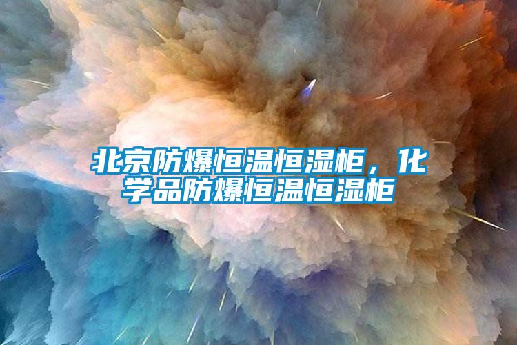 北京防爆恒溫恒濕柜,化學品防爆恒溫恒濕柜