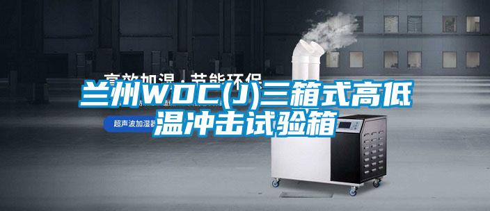 蘭州WDC(J)三箱式高低溫沖擊試驗箱