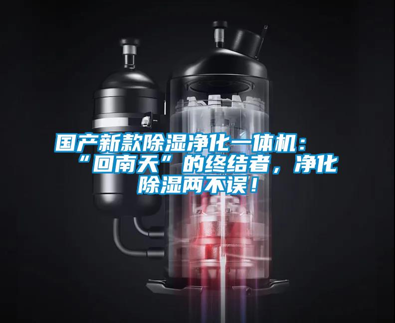 國產新款除濕凈化一體機:“回南天”的終結者,凈化除濕兩不誤!