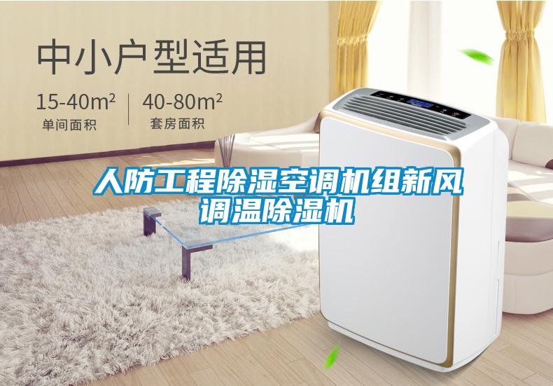 人防工程除濕空調機組新風調溫除濕機