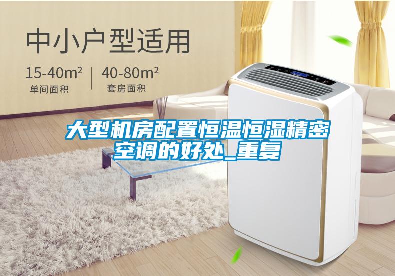 大型機(jī)房配置恒溫恒濕精密空調(diào)的好處_重復(fù)
