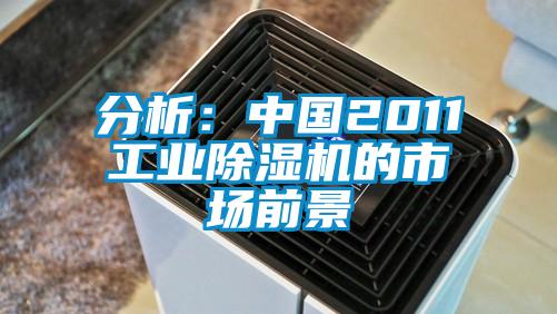 分析:中國2011工業除濕機的市場前景
