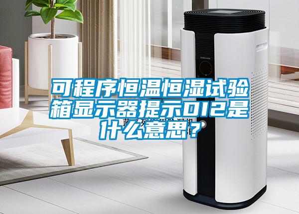 可程序恒溫恒濕試驗(yàn)箱顯示器提示DI2是什么意思？